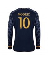 Real Madrid Luka Modric #10 Vieraspaita 2023-24 Pitkähihainen